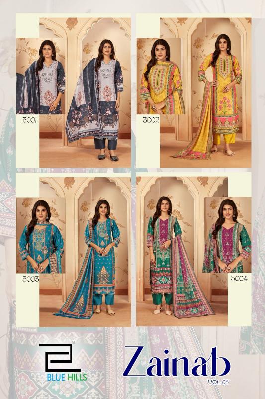 Blue Hills Zainab vol 3 catalog kurti wholesales in india