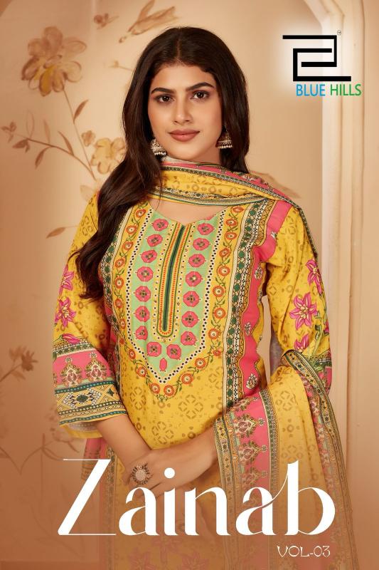 Blue Hills Zainab vol 3 catalog kurti wholesales in india