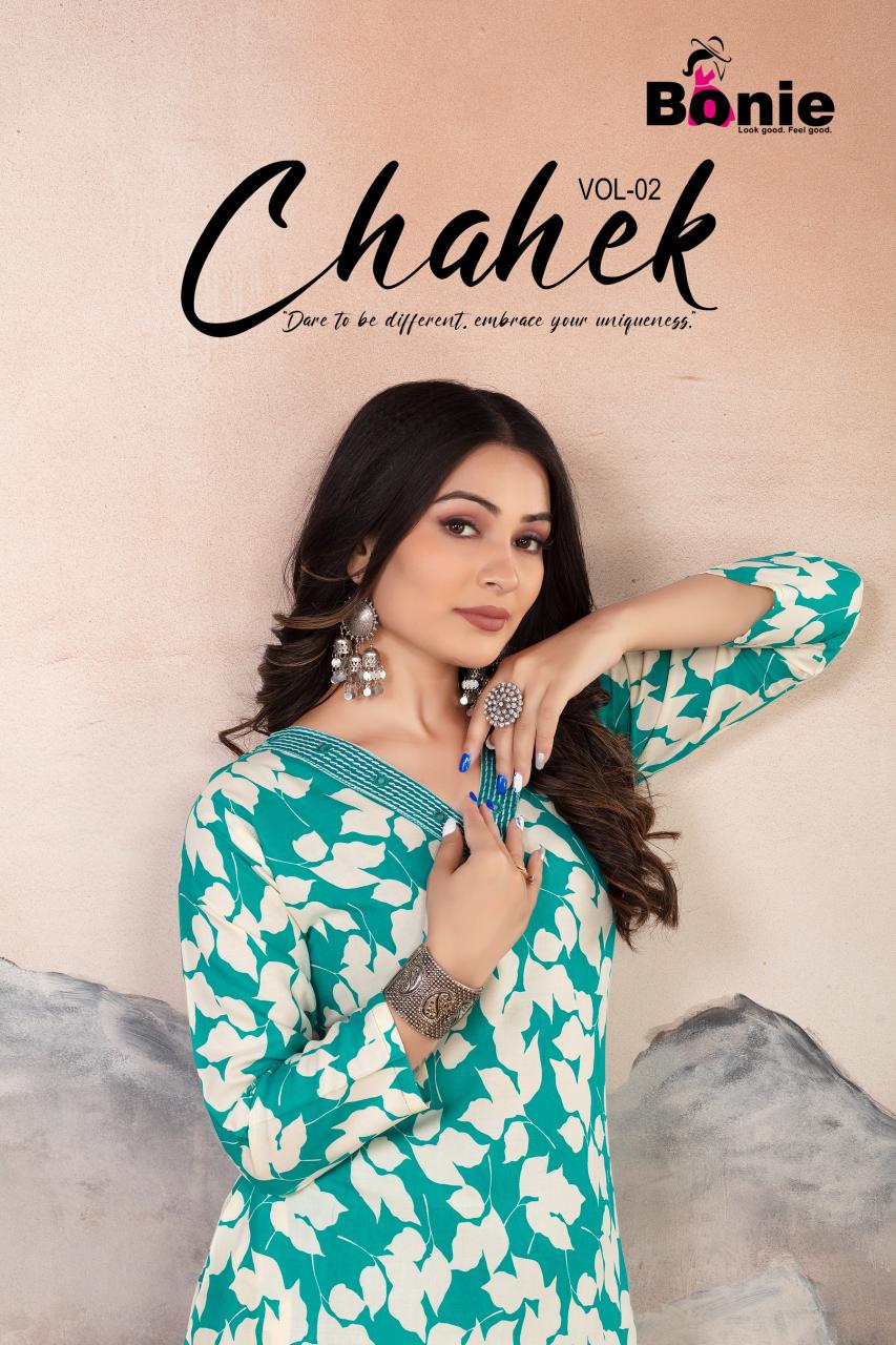 Bonie Chahek vol 2 catalog online cheap kurti shopping in india