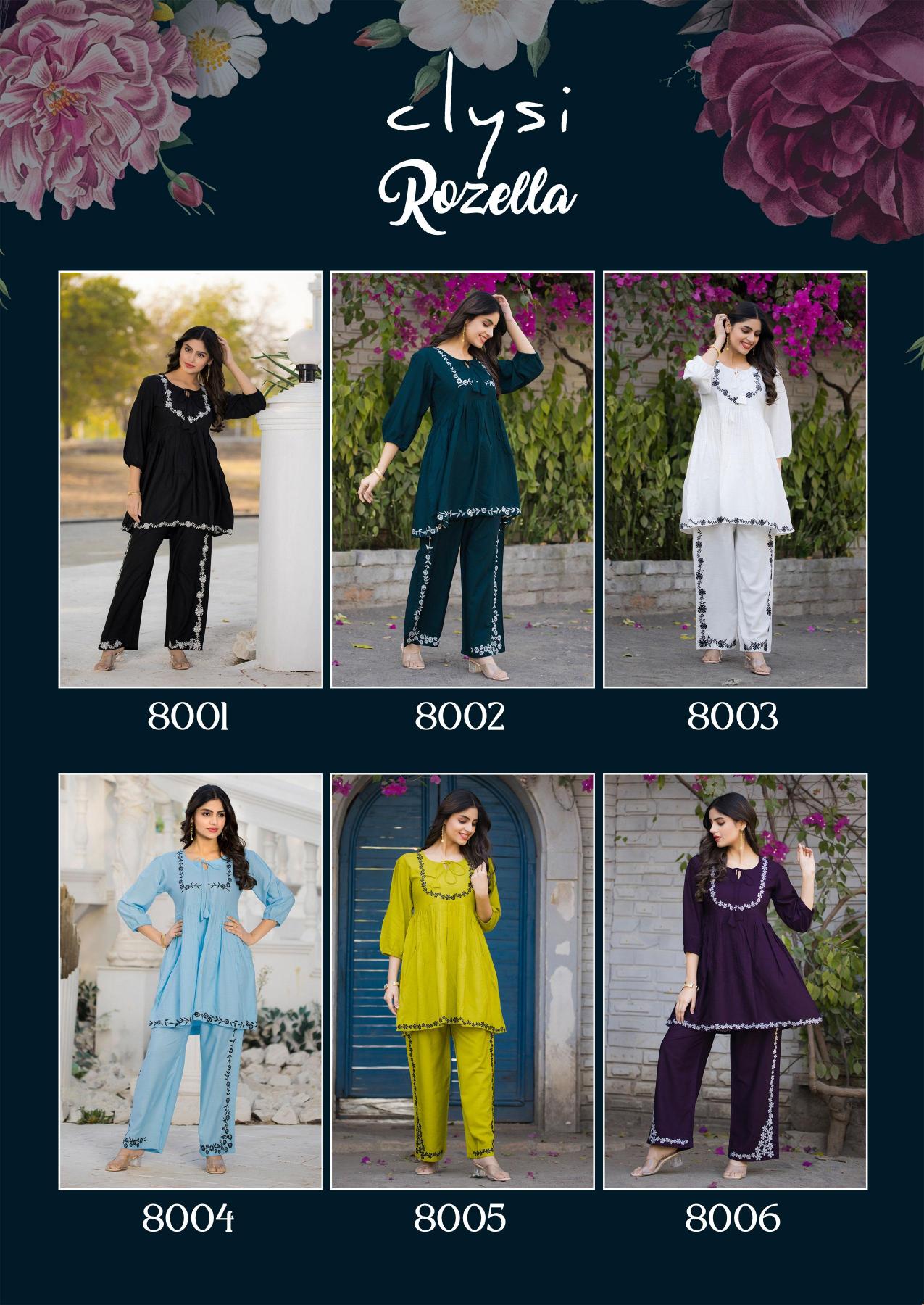 Clysi Rozella Catalog indo western cord set