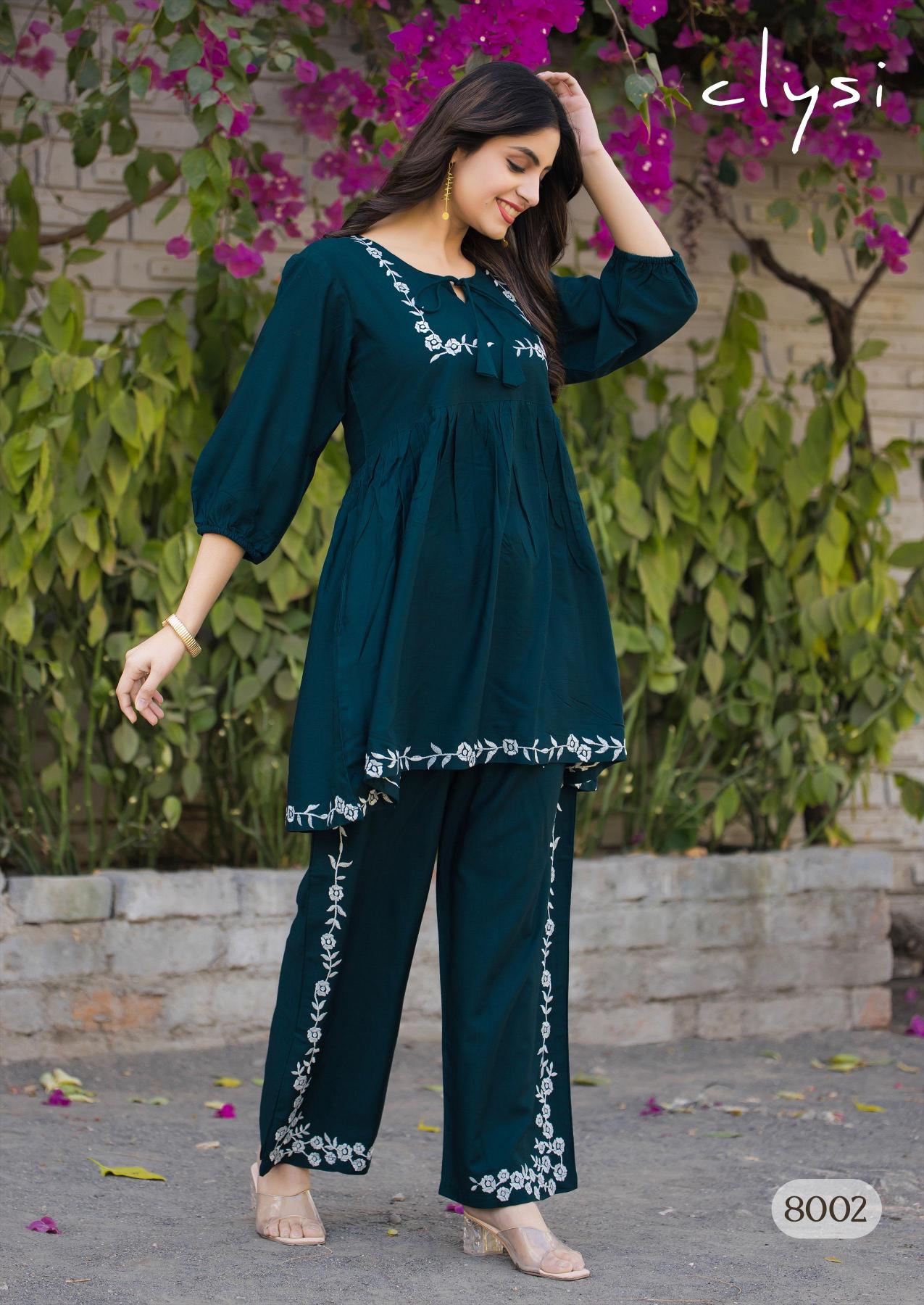 Clysi Rozella Catalog indo western cord set