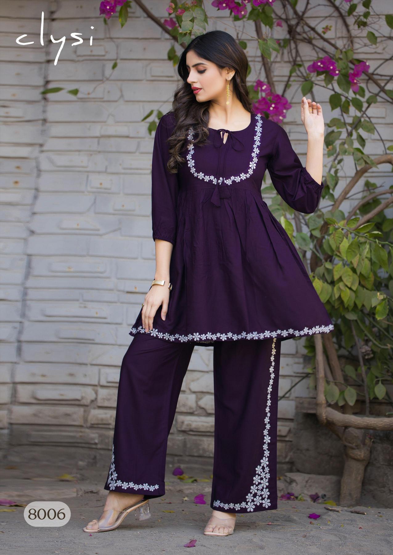 Clysi Rozella Catalog indo western cord set