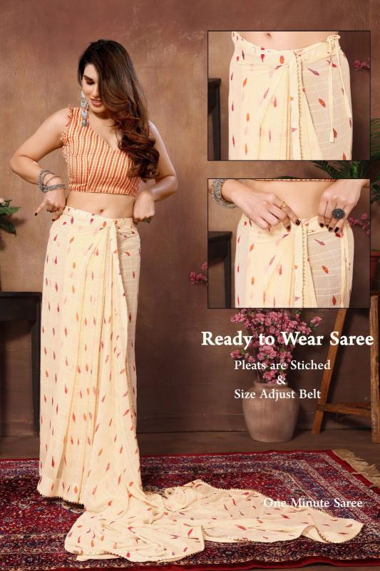 Dazira Bright Cheks Georgette silk catalog saree manufacturers in surat india