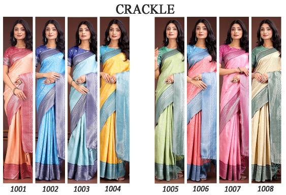 Dazira Crackle catalog surat silk sarees online