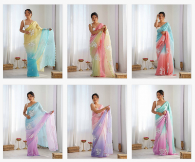 Dazira Ds 689 catalog embroidered saree supplier in surat