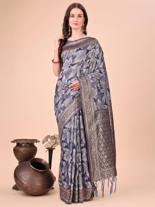 Dazira Floral Style catalog name of cotten saree wear in south india