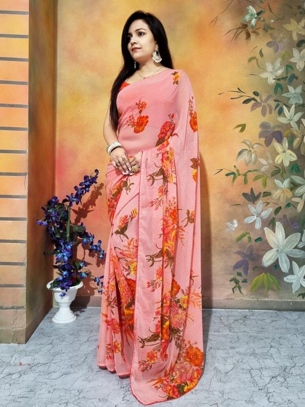 Dazira Georgette Saree With Lace Work Vol 2 catalog ready to wear saree surat