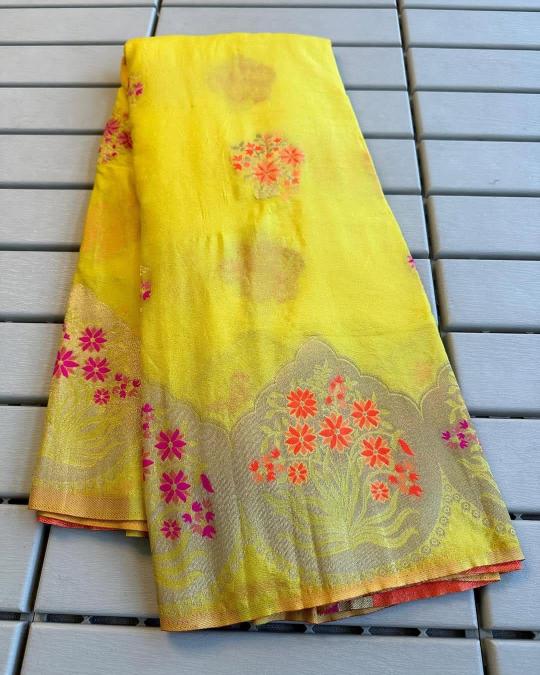 Dazira Khadi silk weaving vol 1 catalog wedding saree wholesalers surat
