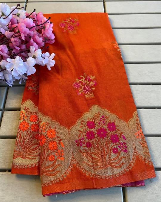 Dazira Khadi silk weaving vol 1 catalog wedding saree wholesalers surat