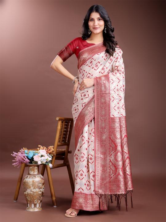 Dazira Linen Queen vol 6 Catalog linen cotton sarees wholesale in surat