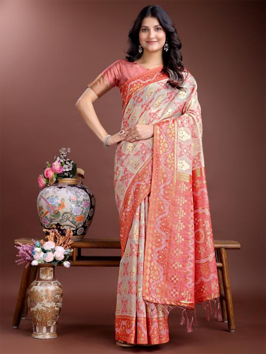 Dazira Linen Queen vol 7 Catalog linen saree manufacturers in surat 