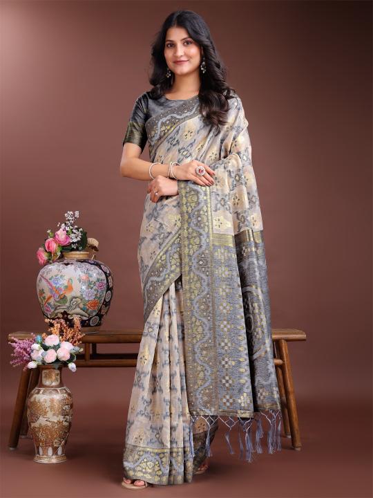 Dazira Linen Queen vol 7 Catalog linen saree manufacturers in surat 
