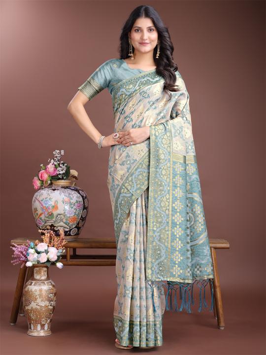 Dazira Linen Queen vol 7 Catalog linen saree manufacturers in surat 
