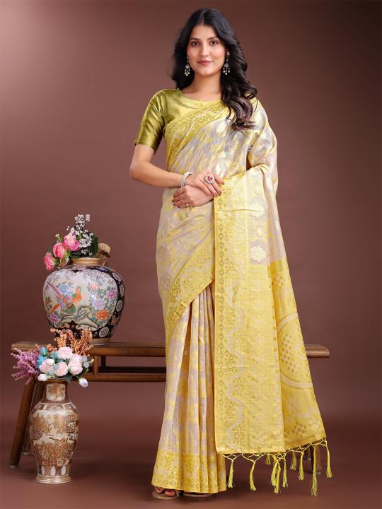 Dazira Linen Queen vol 7 Catalog linen saree manufacturers in surat 