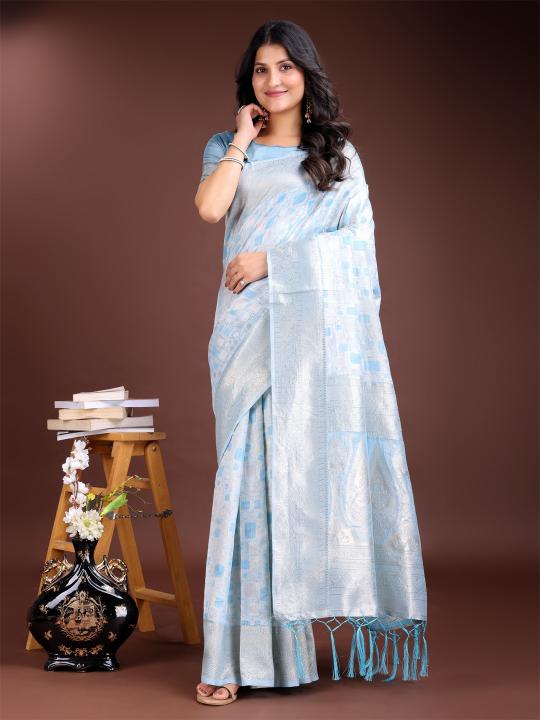 Dazira Mango Silk catalog linen sarees wholesale surat