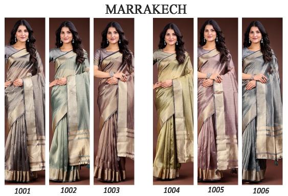 Dazira Marrakech catalog organza saree manufacturers in surat 