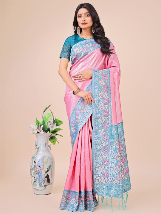 Dazira Plazzo Silk catalog saree fashion show india