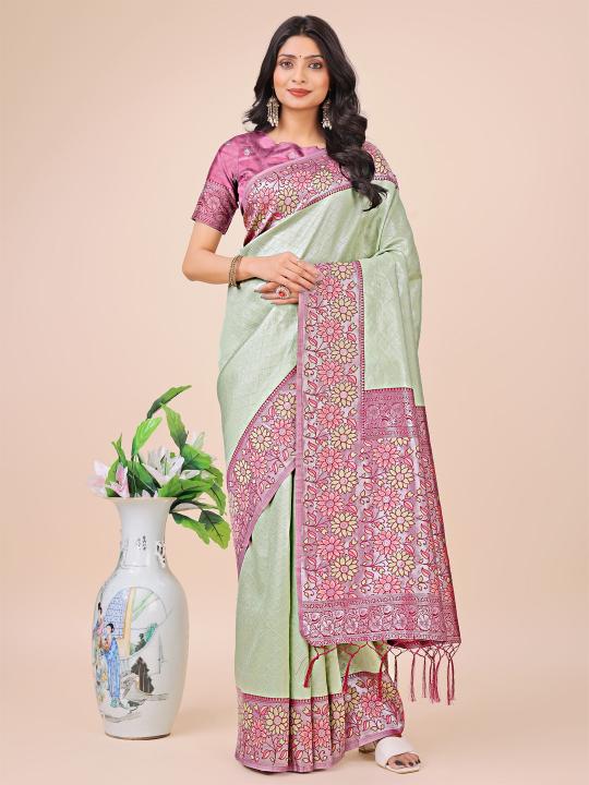 Dazira Plazzo Silk catalog saree fashion show india