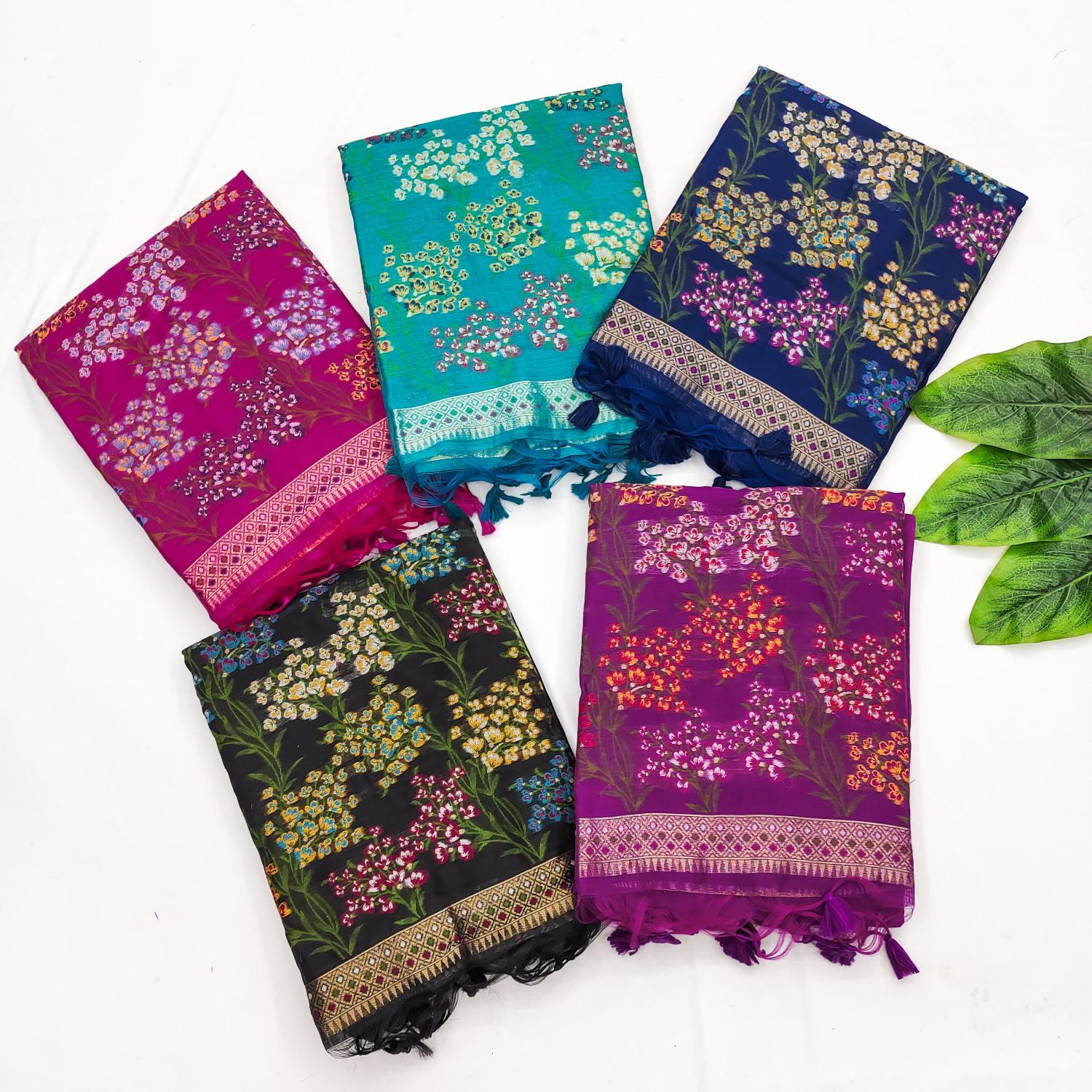 Dazira Premium soft muga Cotton vol 6 Catalog cheap wedding sarees online india