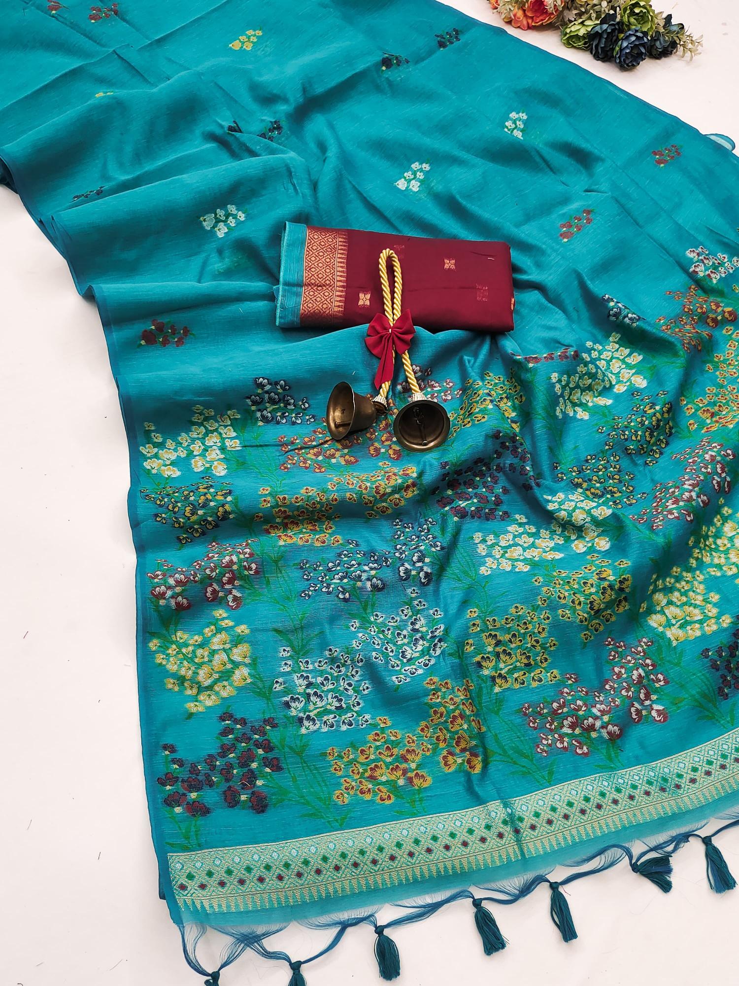 Dazira Premium soft muga Cotton vol 6 Catalog cheap wedding sarees online india