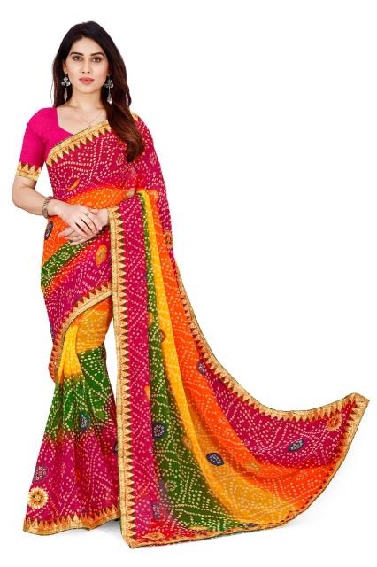 Dazira Pure Georgette catalog saree fabindia india