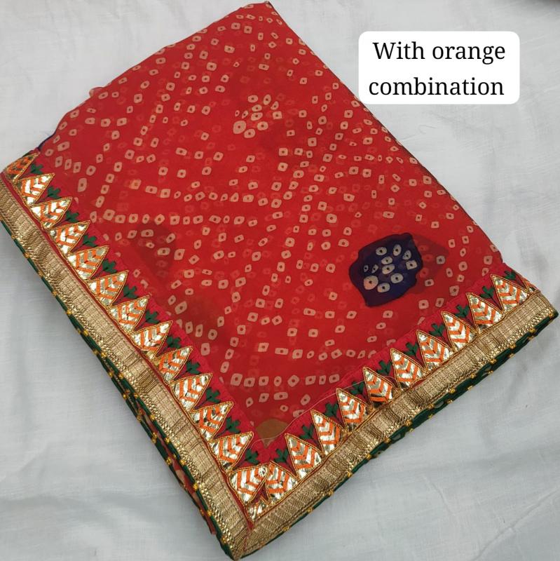 Dazira Pure Georgette catalog saree fabindia india