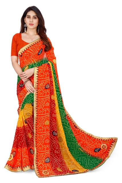Dazira Pure Georgette catalog saree fabindia india