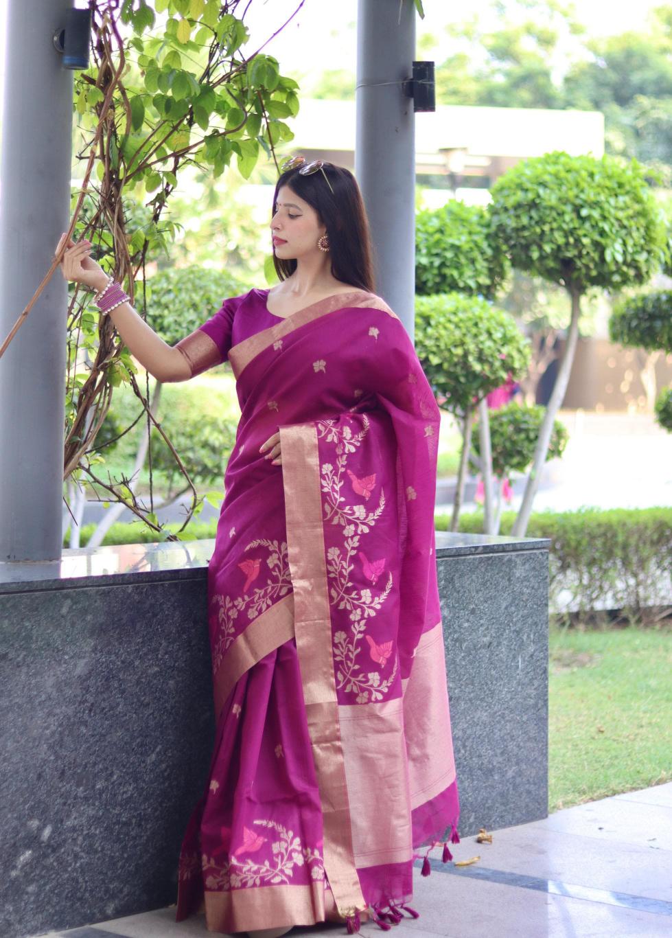 Dazira Pure Linen Silk catalog best saree shop in surat
