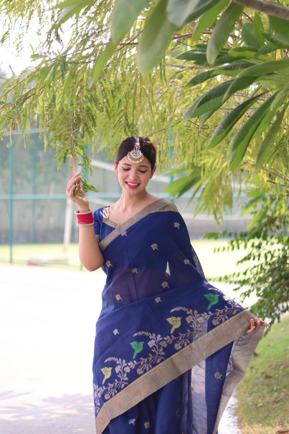 Dazira Pure Linen Silk catalog best saree shop in surat
