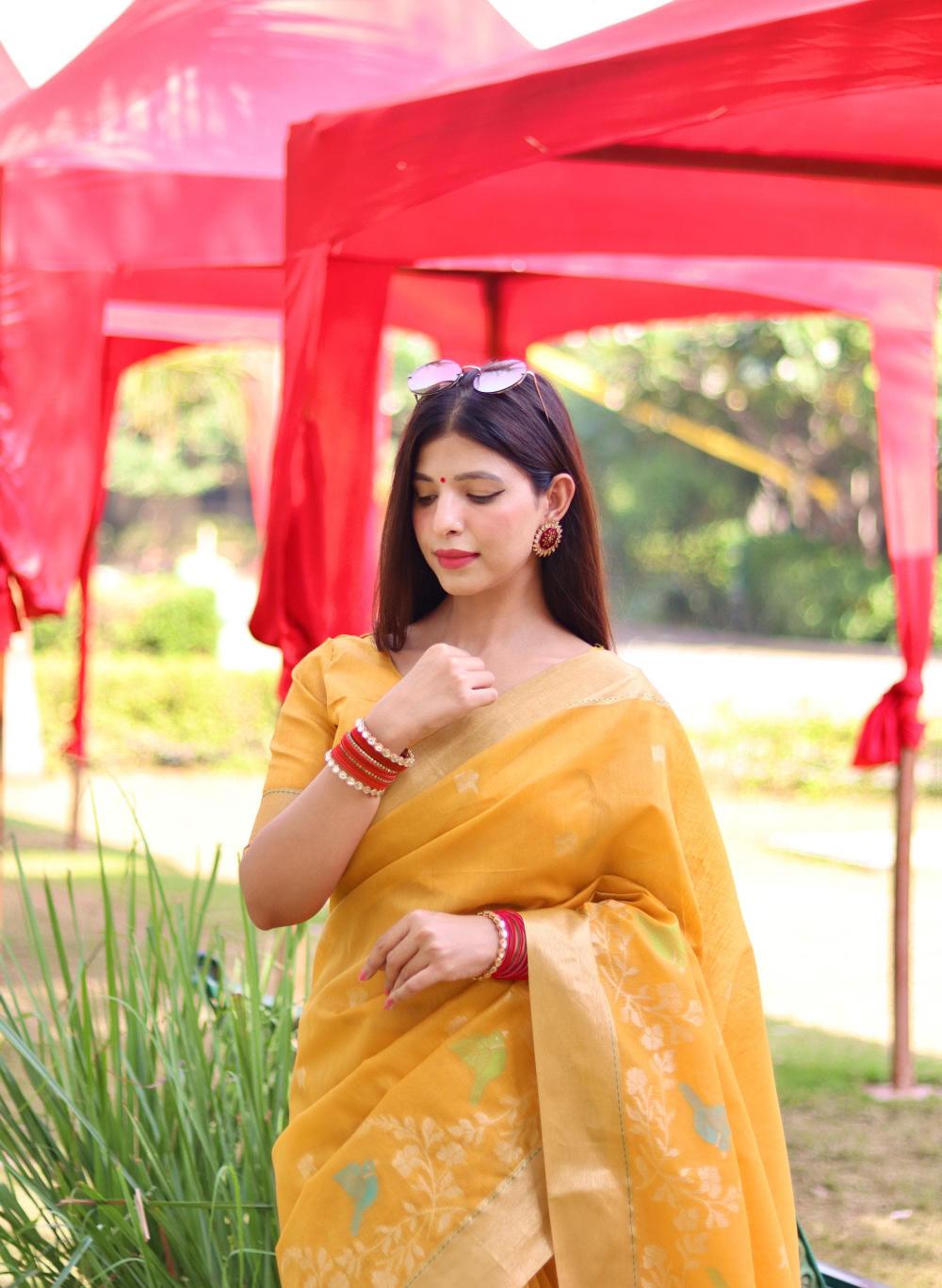 Dazira Pure Linen Silk catalog best saree shop in surat