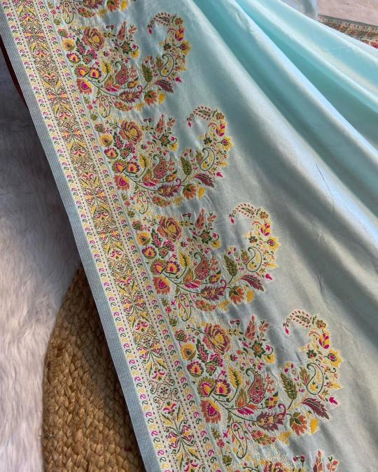 Dazira Pure n Soft Rajwadi pashmina Vol 3 Catalog fancy saree wholesale surat