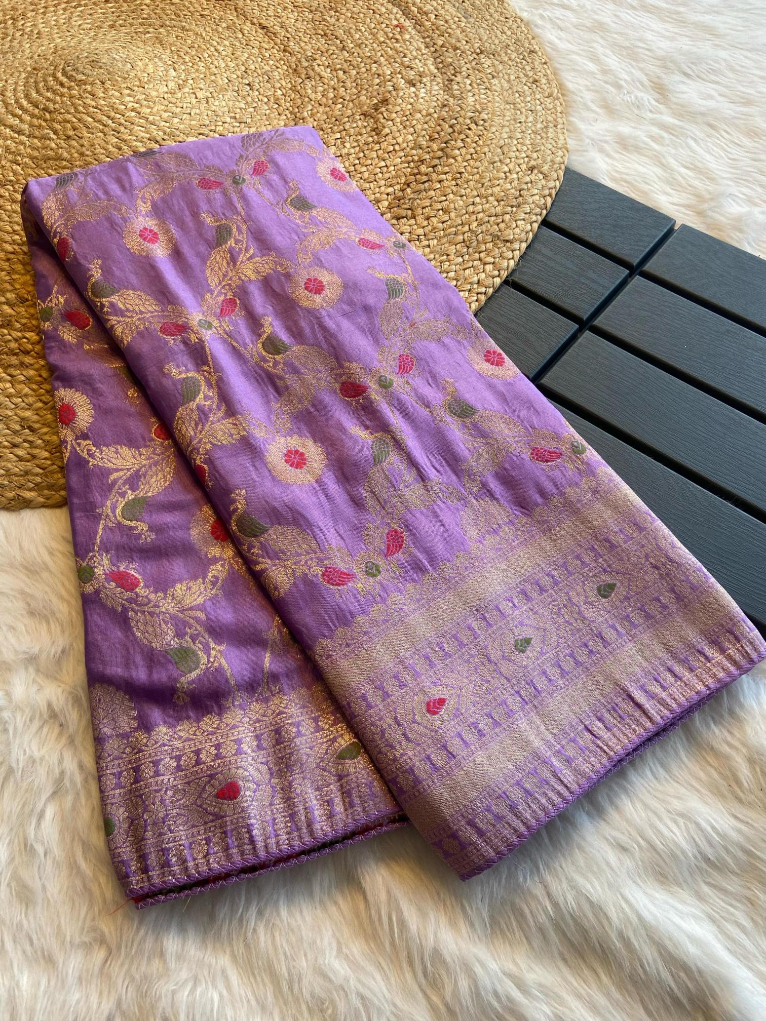 Dazira Pure Soft and Self weaved Russian cotton silk Vol 4 Catalog bridal saree surat