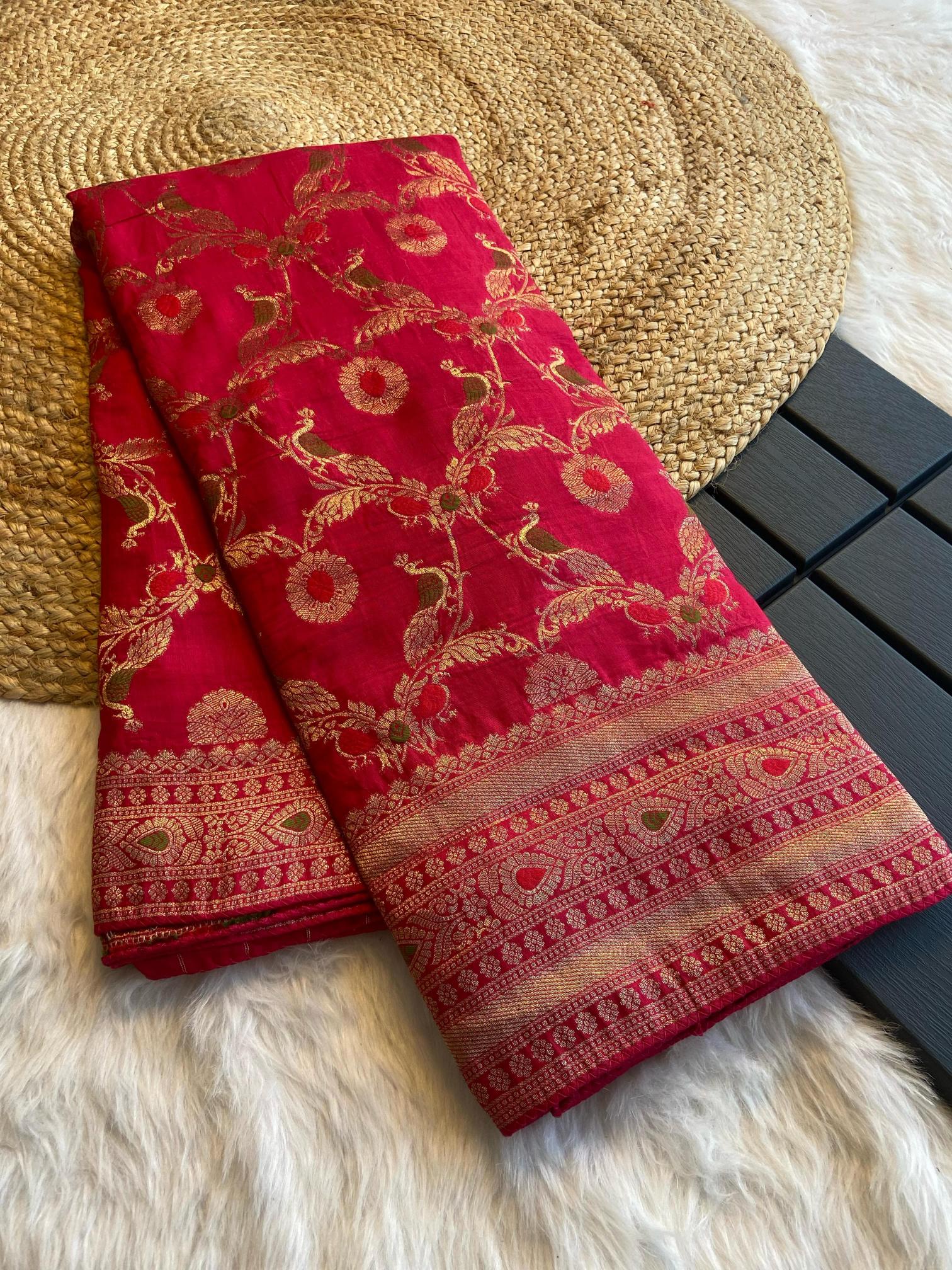 Dazira Pure Soft and Self weaved Russian cotton silk Vol 4 Catalog bridal saree surat