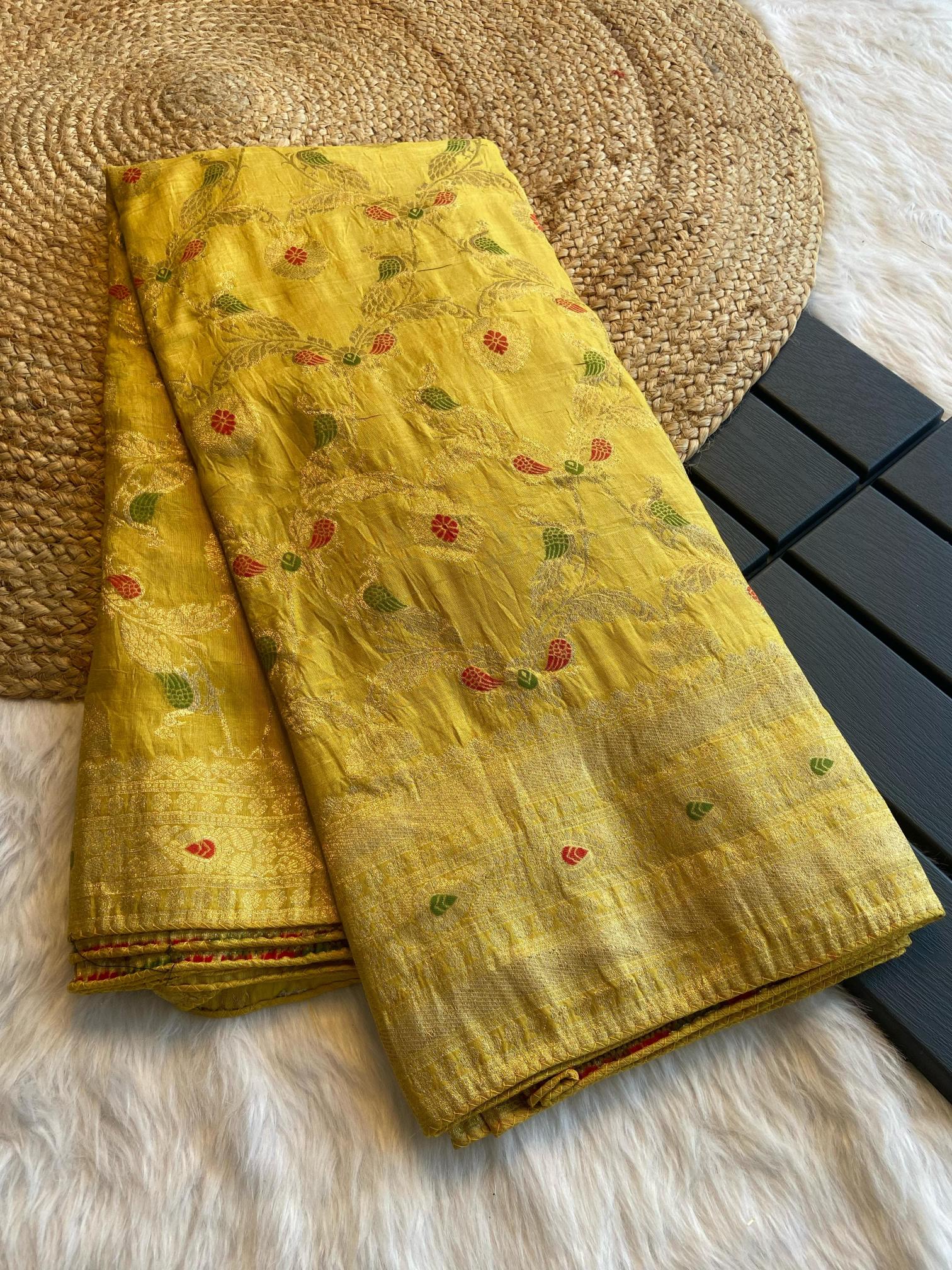 Dazira Pure Soft and Self weaved Russian cotton silk Vol 4 Catalog bridal saree surat