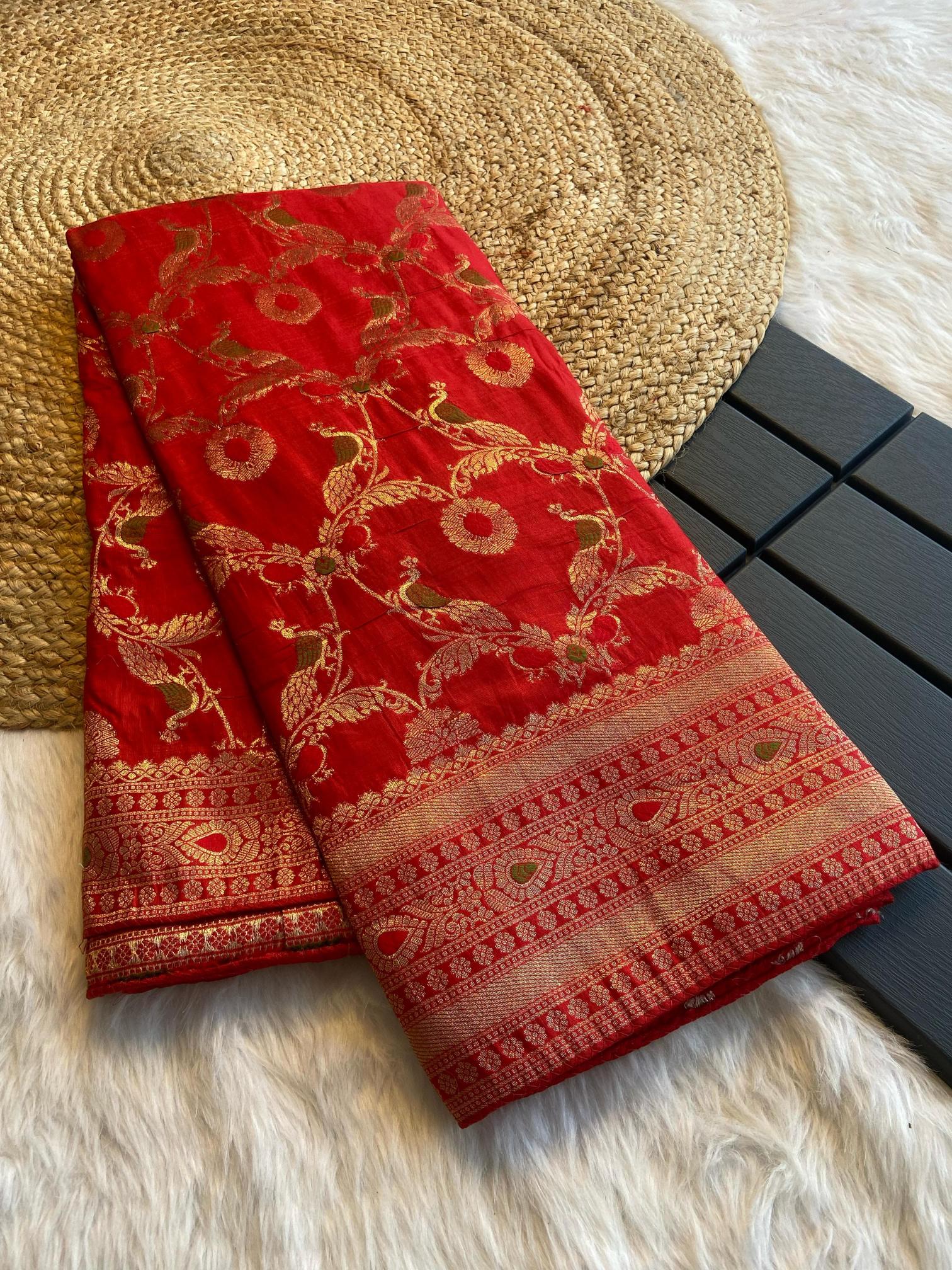 Dazira Pure Soft and Self weaved Russian cotton silk Vol 4 Catalog bridal saree surat