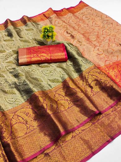 Dazira Soft Banarsi Silk catalog golden banarasi saree price in india