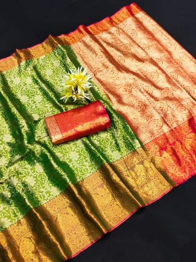 Dazira Soft Banarsi Silk catalog golden banarasi saree price in india
