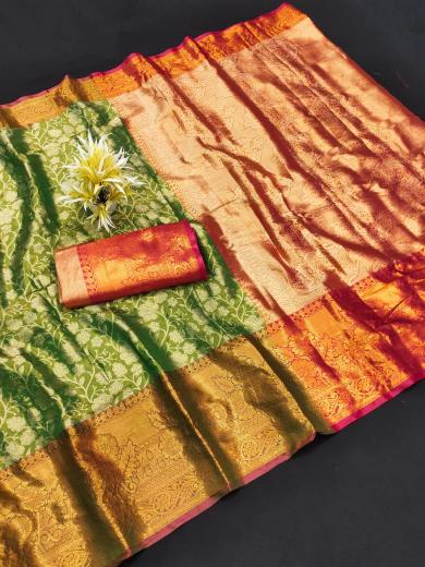 Dazira Soft Banarsi Silk catalog golden banarasi saree price in india
