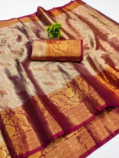 Dazira Soft Banarsi Silk catalog golden banarasi saree price in india
