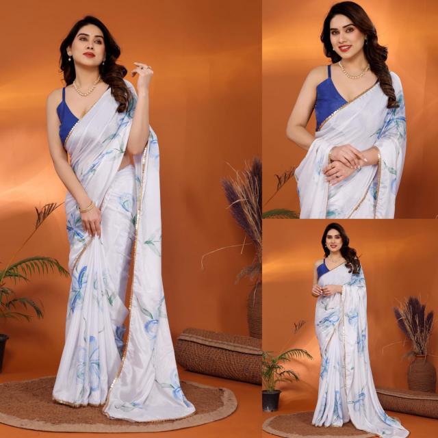 Dazira Soft Chinon Shiffon Silk catalog surat wholesale rate sarees