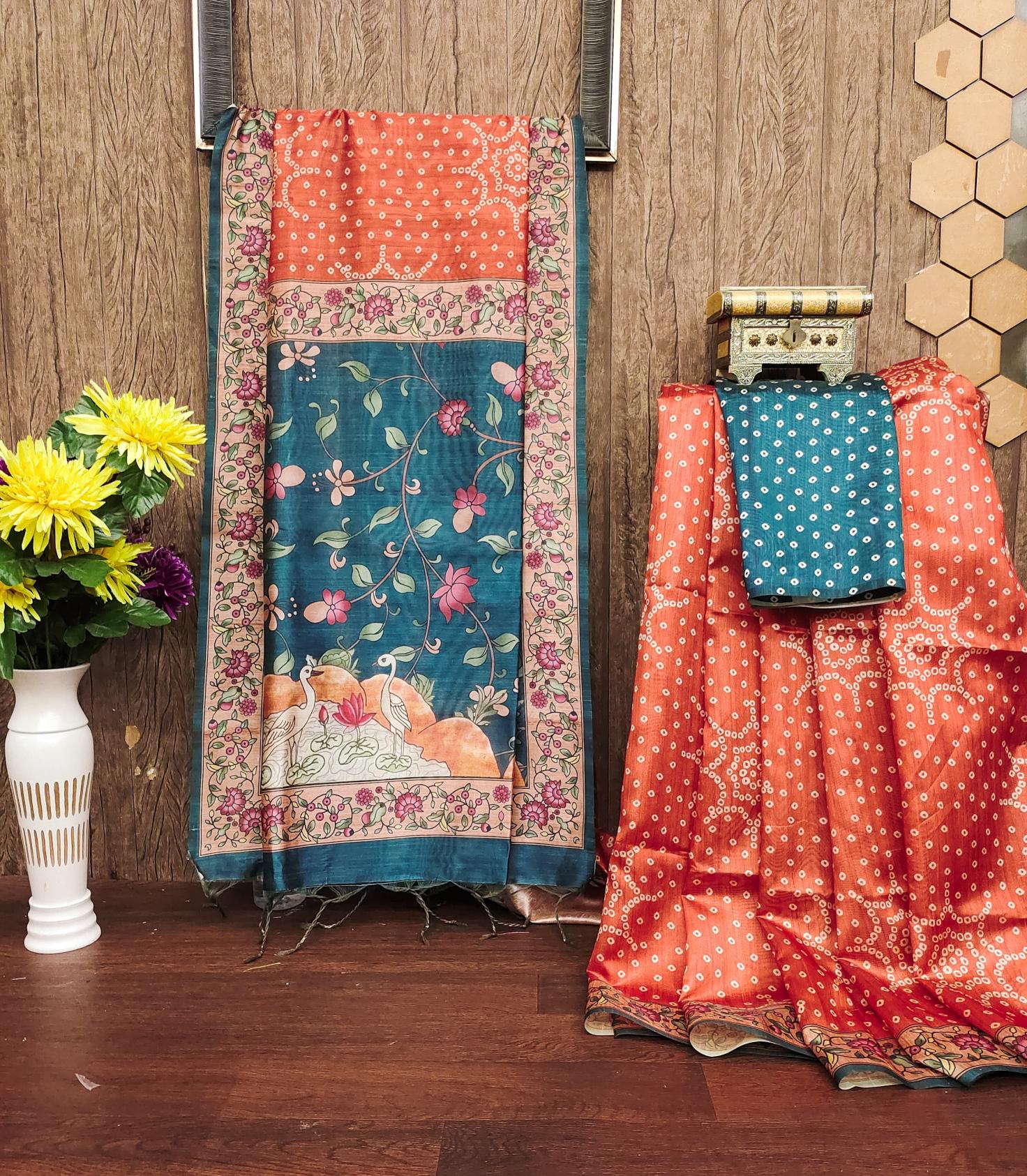 Dazira Soft Desi Raw silk Vol 2 catalog surat silk saree