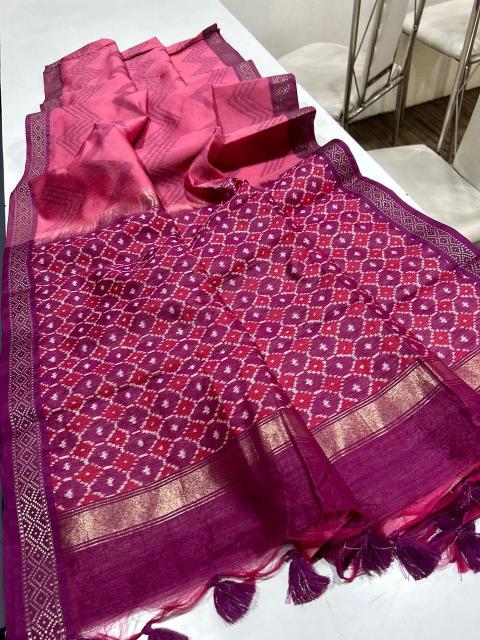 Dazira Soft Desi Tussar silk catalog wholesale saree manufacturers in surat