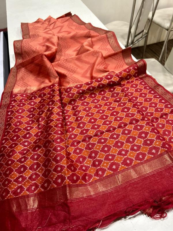 Dazira Soft Desi Tussar silk catalog wholesale saree manufacturers in surat