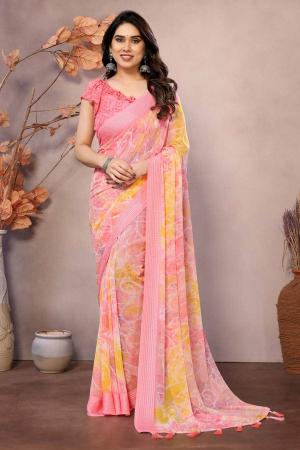 Dazira Soft Georgette Vol 4 catalog surat textile market sarees