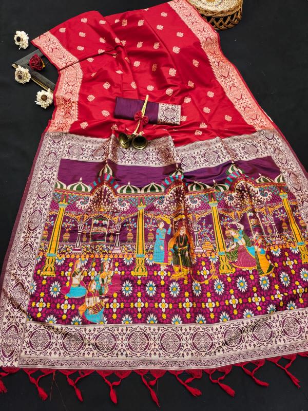 Dazira Soft Raw Silk catalog sana silk sarees manufacturers surat