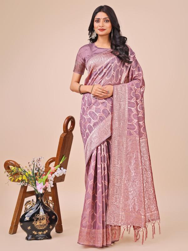 Dazira Surtal catalog best linen saree brands in india