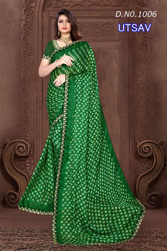 Dazira Utsav catalog bandhani saree india