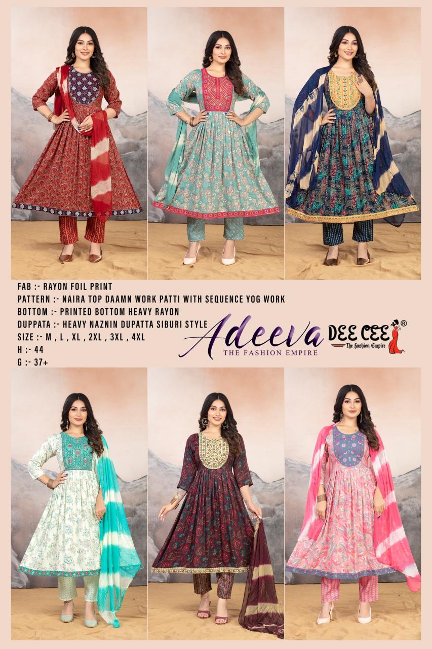 Deecee Adeeva catalog top 20 kurti brands in india
