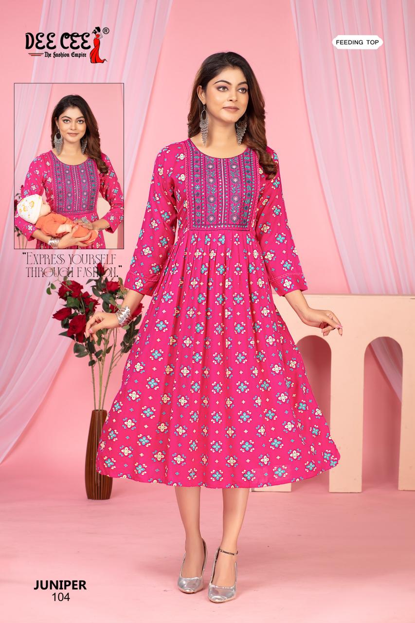 Deecee Juniper catalog kurtis buy online india