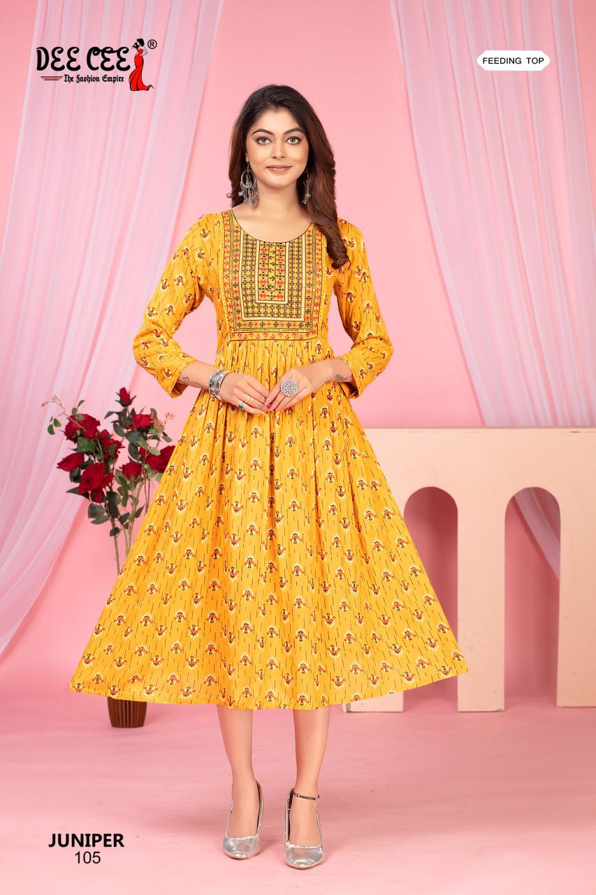 Deecee Juniper catalog kurtis buy online india